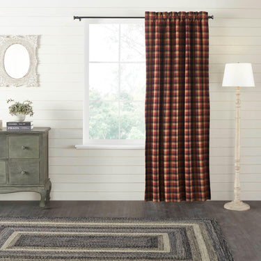 Heritage Farms Primitive Check Blackout Panel 84x40 VHC Brands - The Fox Decor